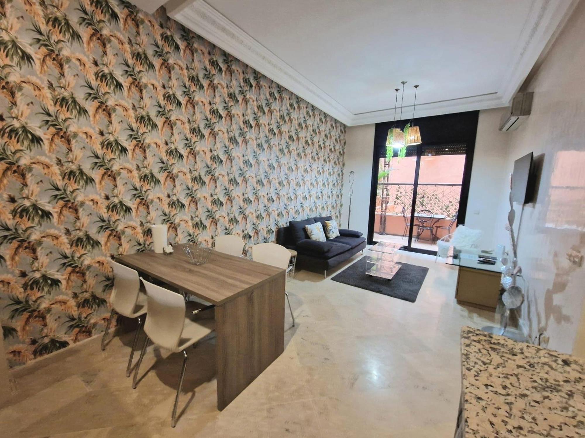 Superbe Appartement Piscine Gueliz Marrakesh Exterior foto