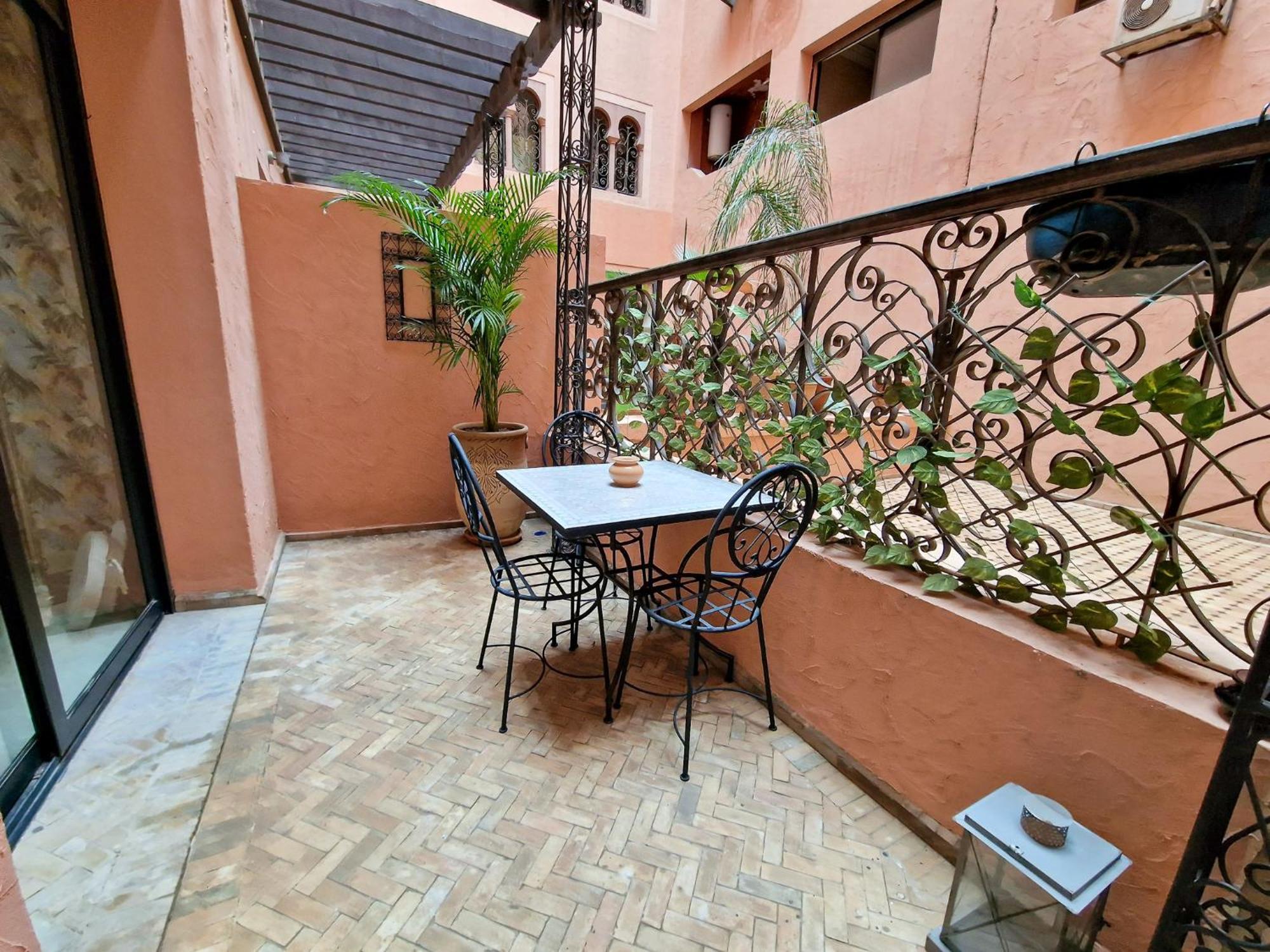 Superbe Appartement Piscine Gueliz Marrakesh Exterior foto