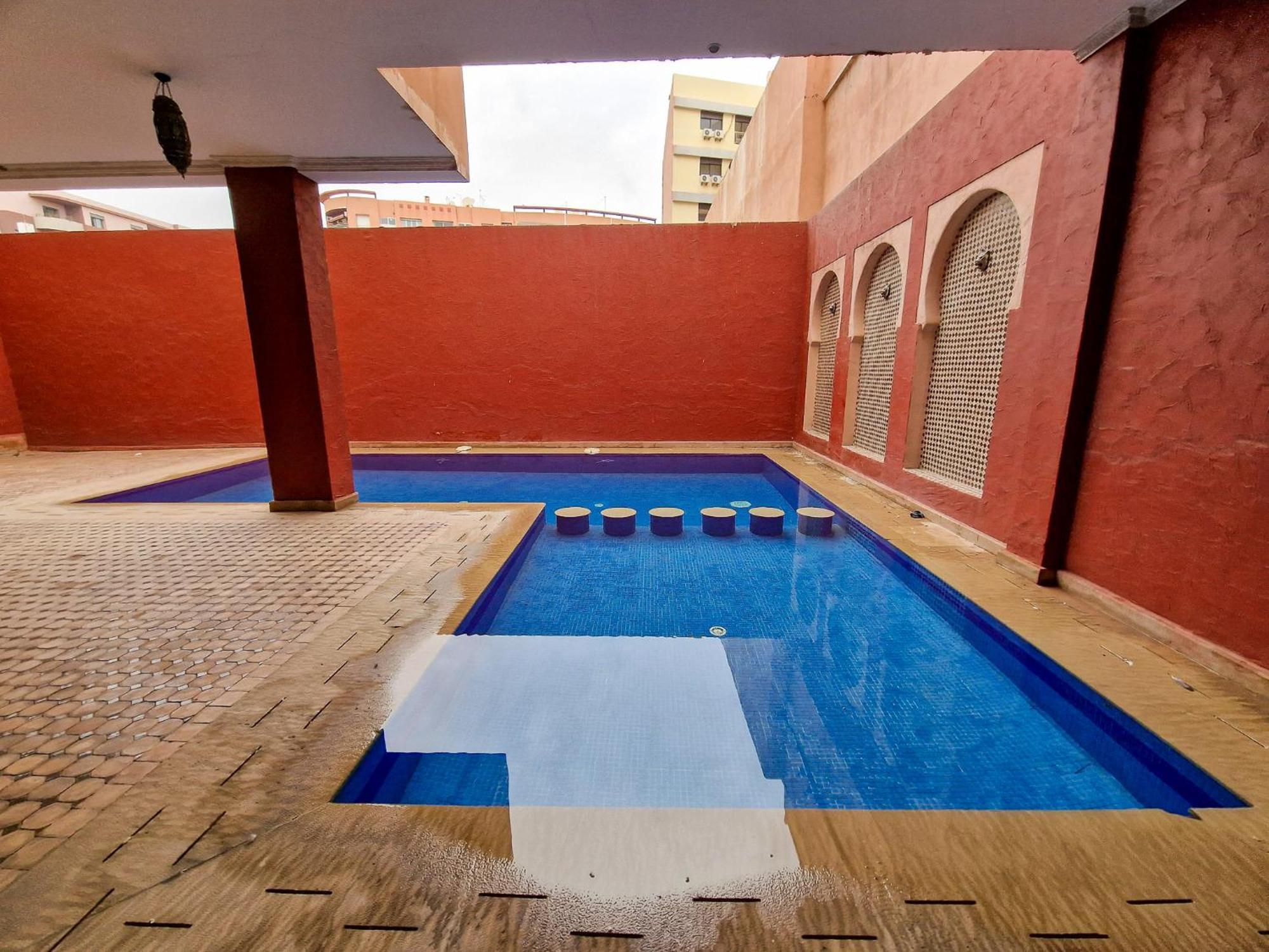 Superbe Appartement Piscine Gueliz Marrakesh Exterior foto