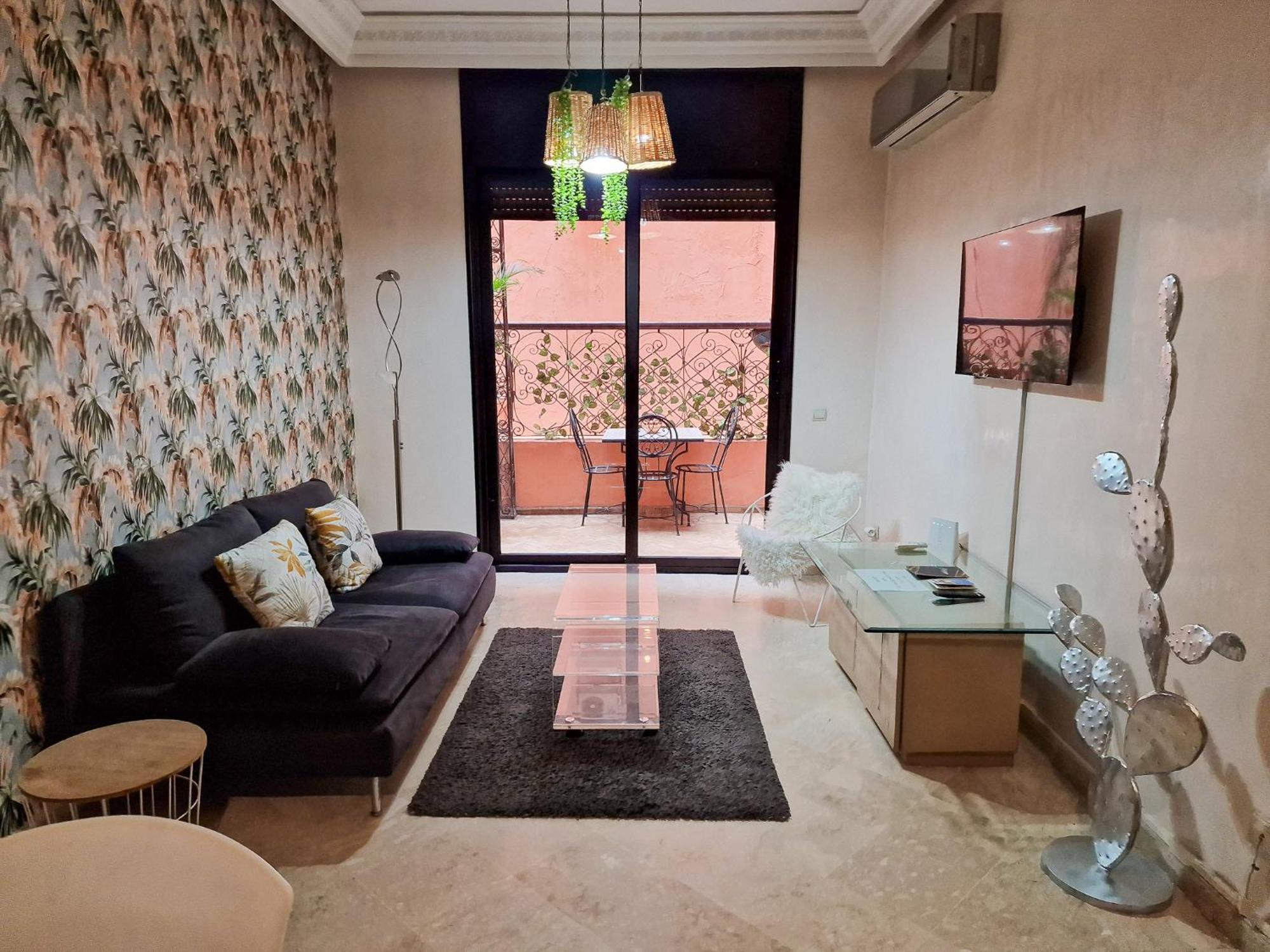 Superbe Appartement Piscine Gueliz Marrakesh Exterior foto