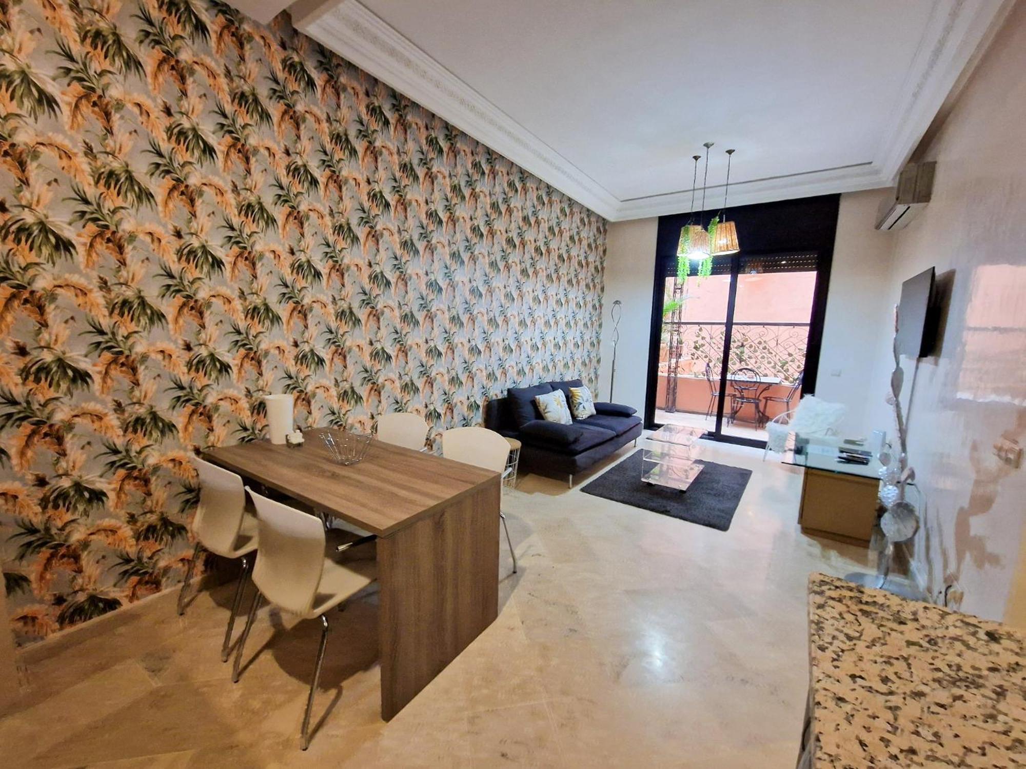 Superbe Appartement Piscine Gueliz Marrakesh Exterior foto