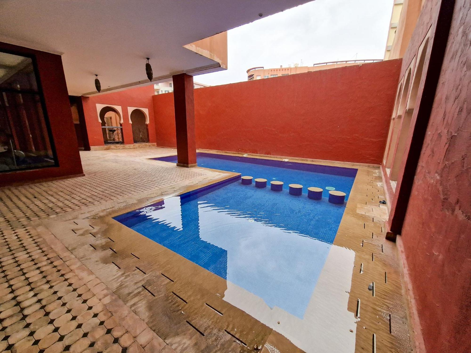 Superbe Appartement Piscine Gueliz Marrakesh Exterior foto